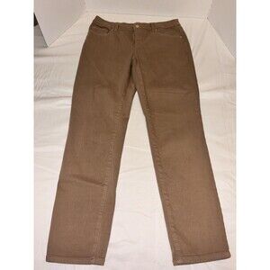 Chico’s So Slimming Girlfriend Ankle Jeans Beige Size 0